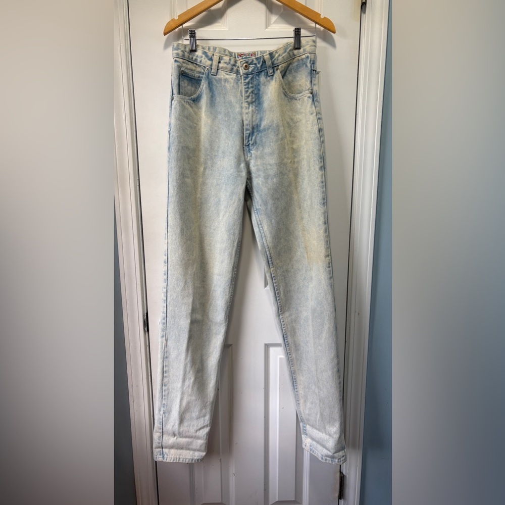 Vintage IOU deNIMES  90''s Women's Tapered Jeans‎ Stone Wash Size 30